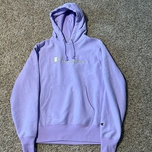 Women’s Champion Hoodie excellent condition size M lavender color
